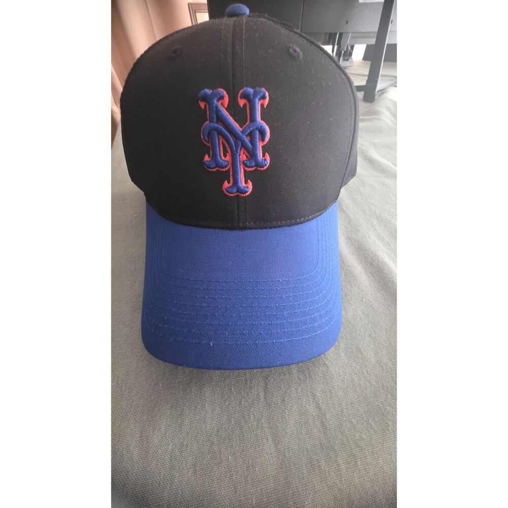New York Mets Outdoor Cap MLB Snapback Hat – Black & Blue